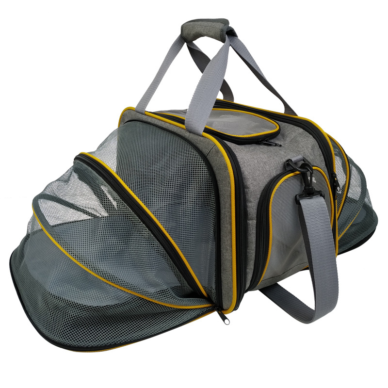 Cat bag, large capacity expansion, dog bag, pet outdoor pet bag, portable aviation bag, airplane bag, double-sided expansion