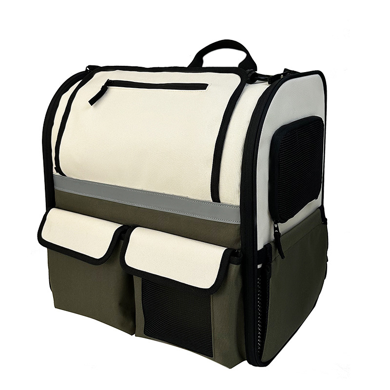 Large capacity cat bag, backpack, portable backpack for going out, windproof car bag for Spring Festival travel