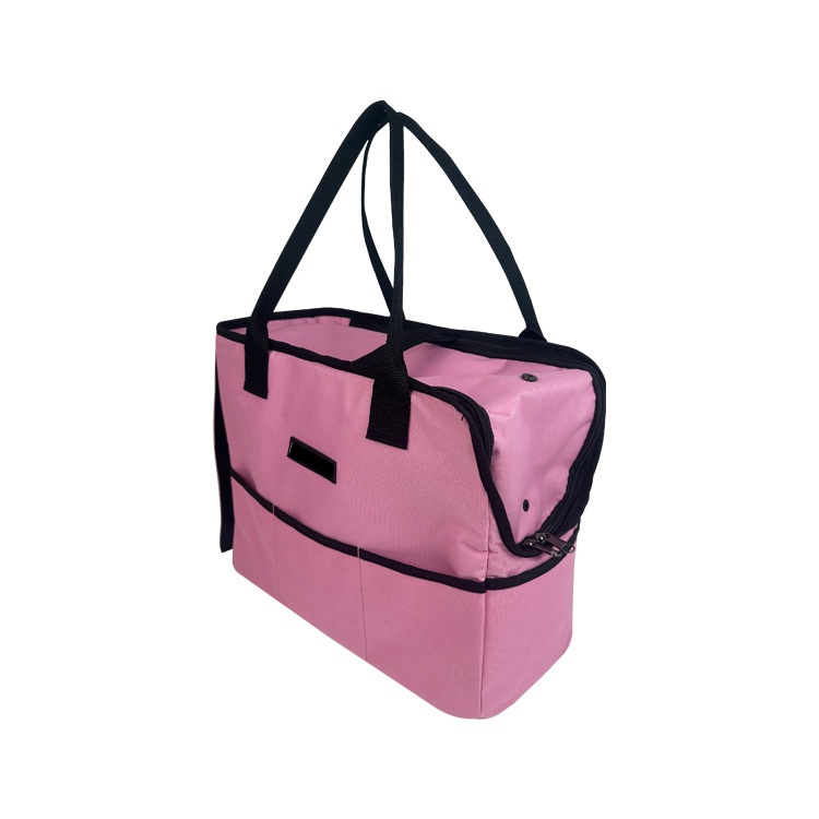 Large capacity outdoor diagonal pet bag, travel portable dog bag