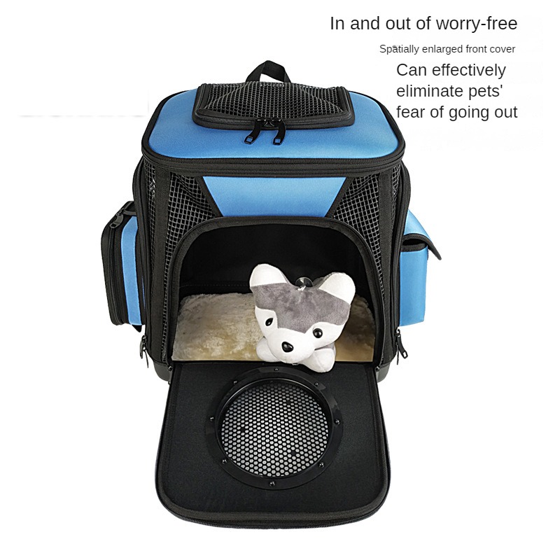 Space capsule Oxford foldable pet backpack