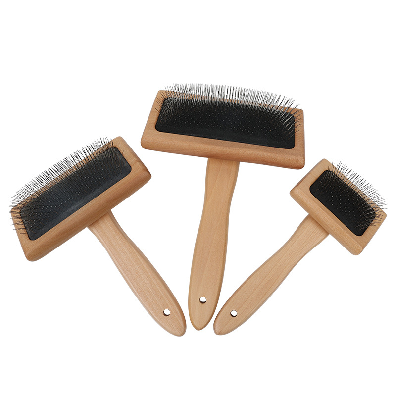 Pet comb, dog grooming, grooming, wooden needle comb